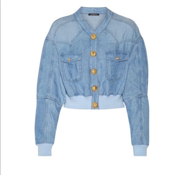 π HP π Balmain Chambray Bomber - Picture 3 of 12